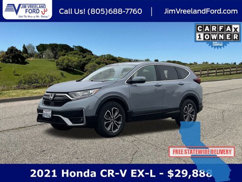 Used 2021 Honda CR-V EX-L image 1