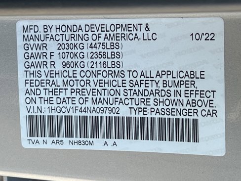 Certified 2022 Honda Accord Sport Special Edition image 25