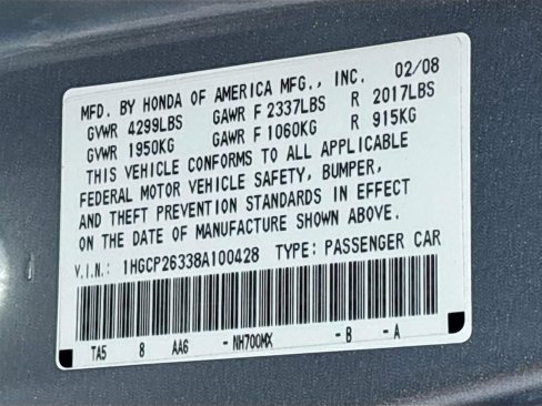 Used 2008 Honda Accord LX image 30