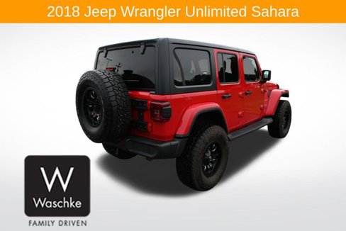 Used 2018 Jeep Wrangler Unlimited Sahara image 8