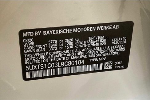 Used 2020 BMW X3 xDrive30e w/ M Sport Package 2 image 32