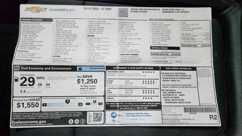 Used 2016 Chevrolet Trax LT w/ LT Convenience Package image 37