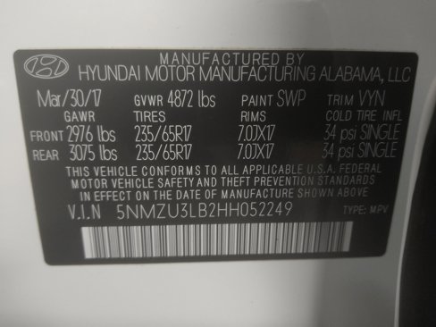 Used 2017 Hyundai Santa Fe Sport w/ 2.4L Value Package 06 image 33