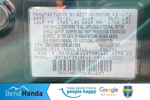Used 2021 Nissan Versa SV image 28