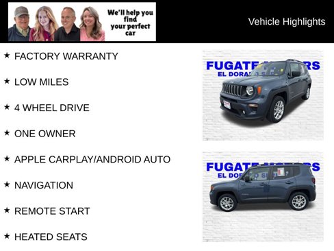 Used 2022 Jeep Renegade Latitude w/ Convenience Group image 8