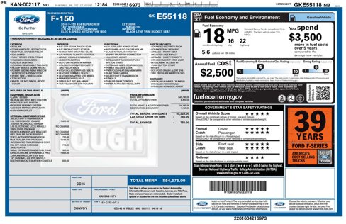 Used 2016 Ford F150 Lariat image 54