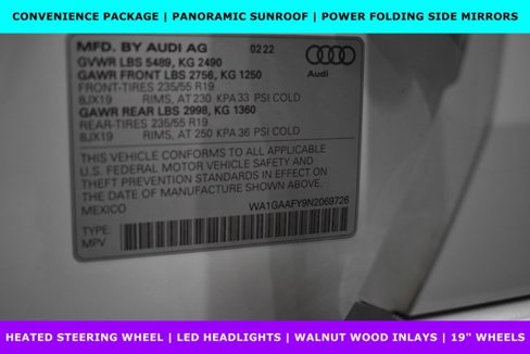 Used 2022 Audi Q5 2.0T Premium w/ Convenience Package image 38