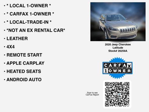 Used 2020 Jeep Cherokee Latitude w/ Cold Weather Group image 7