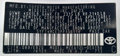 Certified 2023 Toyota Corolla XSE w/ Carpet Mat Package (TMS) image 25