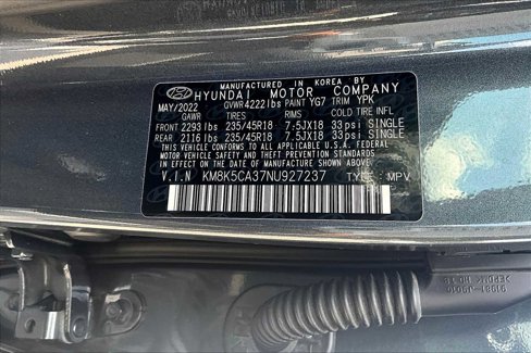 Certified 2022 Hyundai Kona Limited image 36
