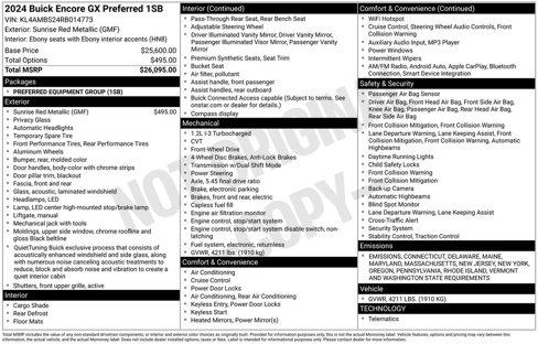 Certified 2024 Buick Encore GX Preferred image 9