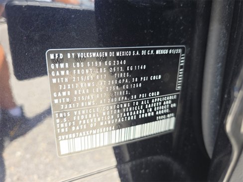 Certified 2023 Volkswagen Tiguan S image 38
