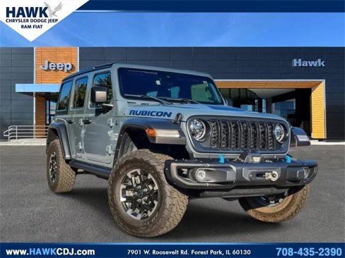 Certified 2024 Jeep Wrangler Unlimited Rubicon 4xe w/ Capability Package image 1