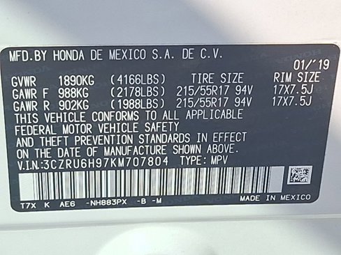 Used 2019 Honda HR-V Touring image 14