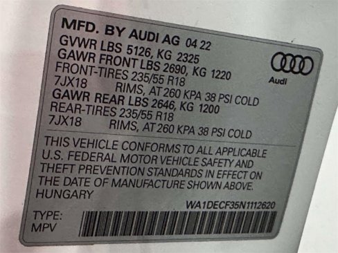Used 2022 Audi Q3 2.0T Premium image 30