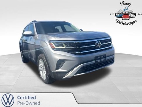 Certified 2021 Volkswagen Atlas S image 1