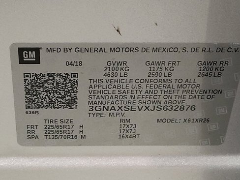 Used 2018 Chevrolet Equinox LT w/ Sun & Infotainment Package image 33