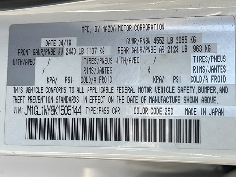 Used 2019 MAZDA MAZDA6 Grand Touring Reserve image 46