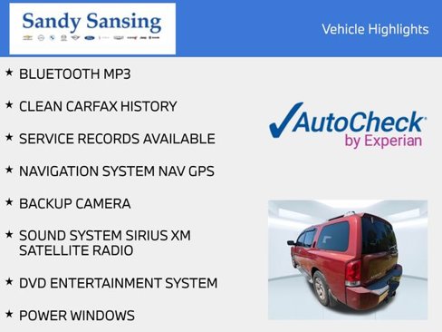 Used 2006 Nissan Armada LE w/ (U06) Technology Pkg (LE) image 6