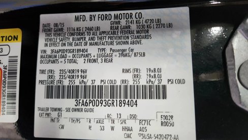 Used 2016 Ford Fusion Titanium image 50