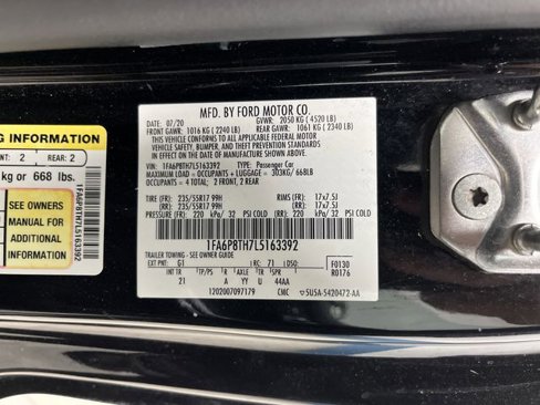 Used 2020 Ford Mustang Coupe w/ Ford Safe & Smart Package image 34