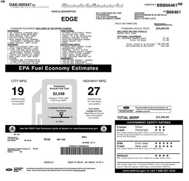 Used 2011 Ford Edge SEL image 47