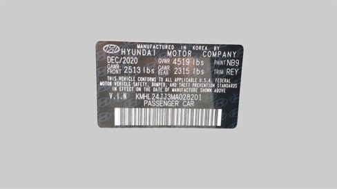 Used 2021 Hyundai Sonata Blue image 17