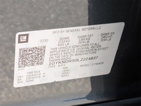 Used 2020 Cadillac XT5 Premium Luxury w/ LPO, Floor Liner Package image 35
