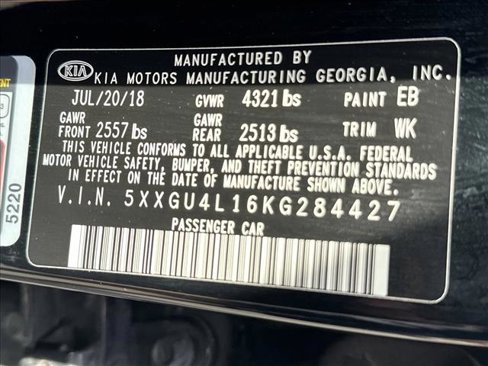 Used 2019 Kia Optima EX w/ EX Premium Package image 28