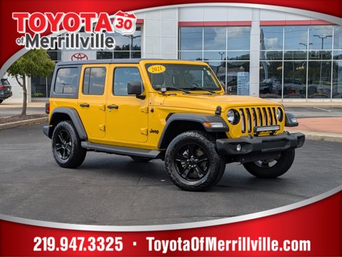 Used 2021 Jeep Wrangler Unlimited Sport image 1