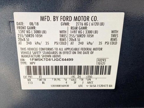 Certified 2018 Ford Explorer XLT w/ Equipment Group 202A image 23