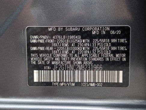 Used 2021 Subaru Crosstrek 2.5i Limited w/ Moonroof Package 2 image 13