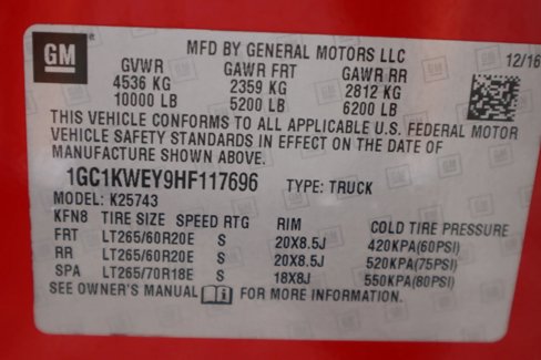 Used 2017 Chevrolet Silverado 2500 LTZ w/ Duramax Plus Package image 32
