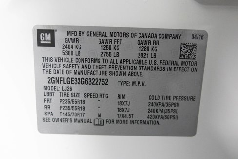 Used 2016 Chevrolet Equinox LTZ w/ Enhanced Convenience Package image 48