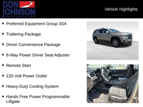Used 2023 GMC Acadia SLE w/ Driver Convenience Package image 6