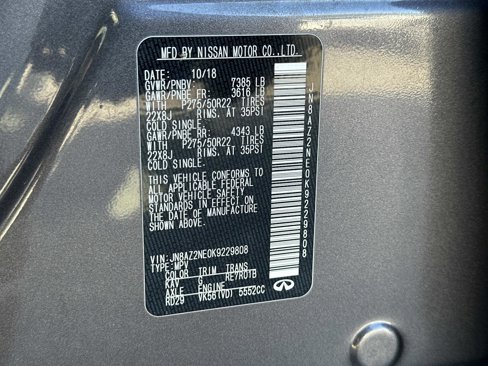 Used 2019 INFINITI QX80 Limited w/ All-Season Package image 31