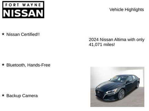 Certified 2024 Nissan Altima 2.5 SV image 7