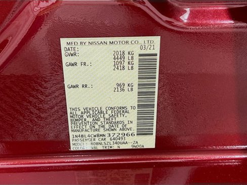 Certified 2021 Nissan Altima 2.5 SR image 25