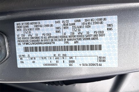 Used 2022 Ford Escape SE w/ Convenience Package image 33