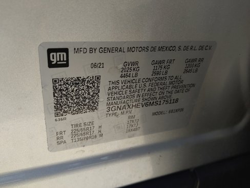 Used 2021 Chevrolet Equinox LS image 33