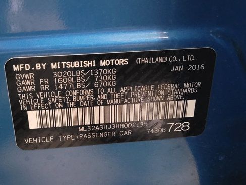 Used 2017 Mitsubishi Mirage ES image 27