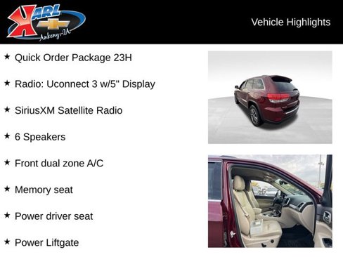 Used 2017 Jeep Grand Cherokee Limited image 2