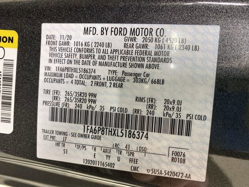 Used 2020 Ford Mustang Premium w/ Equipment Group 201A image 49