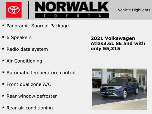 Used 2021 Volkswagen Atlas SE image 10