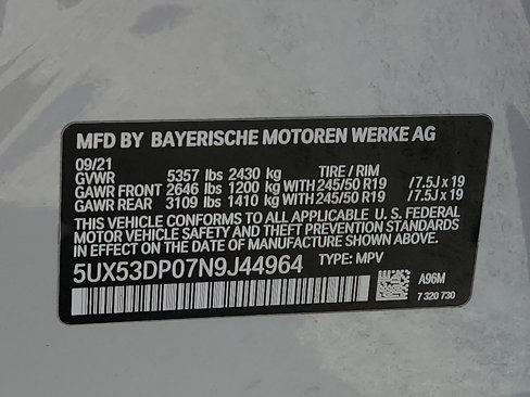 Used 2022 BMW X3 xDrive30i w/ Convenience Package image 28