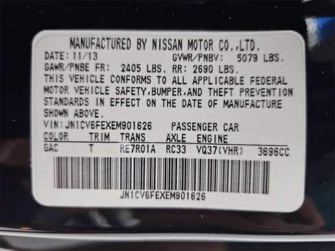 Used 2014 INFINITI Q60 Convertible w/ Sport Package image 50