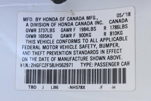 Used 2018 Honda Civic LX image 32
