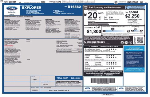 Used 2018 Ford Explorer XLT w/ Equipment Group 202A image 5