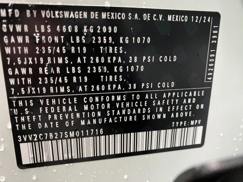 New 2025 Volkswagen Taos SE image 29