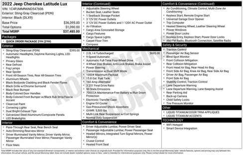 Used 2022 Jeep Cherokee Latitude Lux image 26